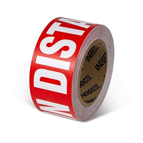 Maintain Distance Floor Tape (2.25" x 54')