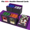 AFIING MTG Card Deck Box with Commander Display, Fits 400+