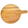 EFO Premium Wooden Pizza Paddle Professional Pizza Peel – Round
