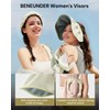 BENEUNDER Sheel Sun Hats for Women Wide Brim Foldable UV