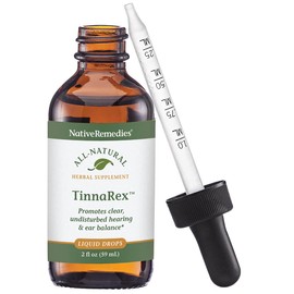 Native Remedies TinnaRex - All Natural Herbal Supplement Promotes Clear and Undisturbed Hearing - Supports Ear Structures, Sound Conduction and Conveyance - 59 mL
