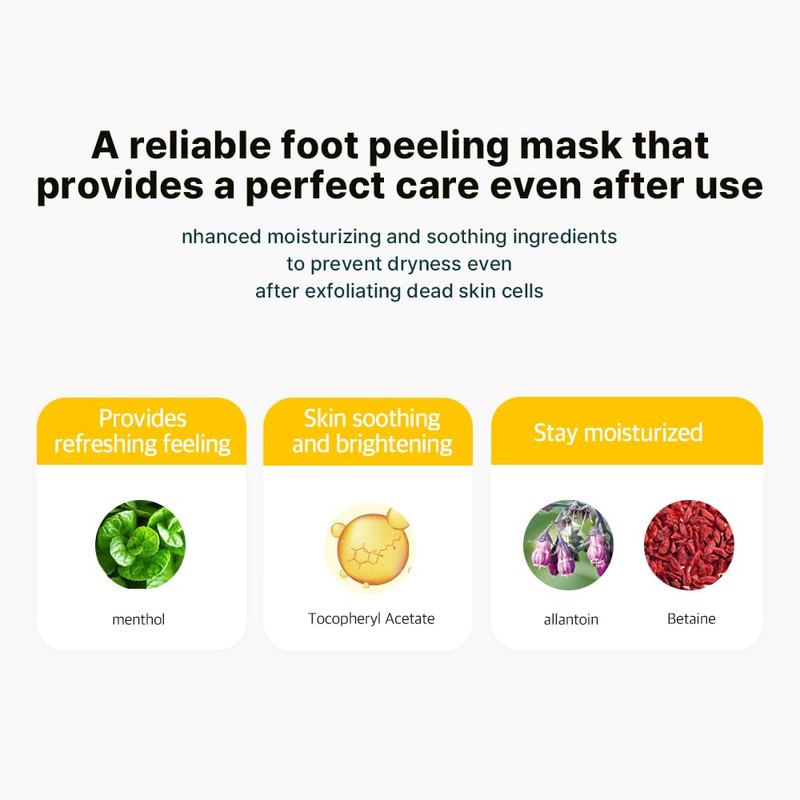 Ariul Smooth and Pure Foot Peeling Mask Calming Foot Mask