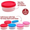 SIGNORA WARE Condiment Containers with Lids- 6 pk. 1.3 oz.Salad