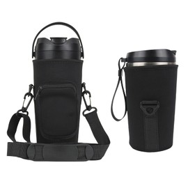 Pack of 2 Flip Portable Blender Bag Protective Case Cover Non-slip Sleeve Waterproof Pouch Compatible With nutribullet Flip Portable Blender NBPB50350AK/NBPB10350 (Black)