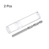 sourcing map 2pcs Solid Carbide Drill Bits 2.6mm C3/K10 Tungsten