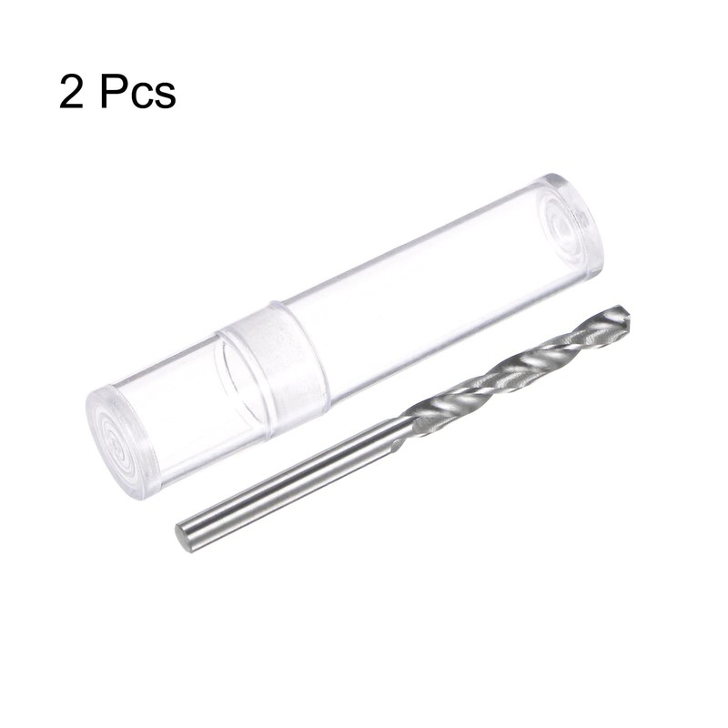 sourcing map 2pcs Solid Carbide Drill Bits 2.6mm C3/K10 Tungsten