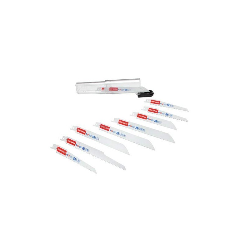 CRAFTSMAN Reciprocating Saw Blades, 11-Piece Kit with Case (2058838)
