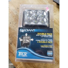 Trux TLED-U116 Spot Flood LED Combo 2200 Lumens Double Face Radiant Series