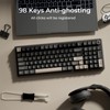 RK ROYAL KLUDGE R98 Pro Wired Mechanical Keyboard, 96% Creamy