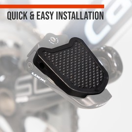PP Pedal Plate | Keo | Adapter Compatible with Look Keo Clipless Pedals | Converts Clipless into Flat Pedals | No Cleats Needed | Adding Grip and Comfort