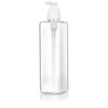 8 oz / 250 ml Clear Plastic PET Square Bottle