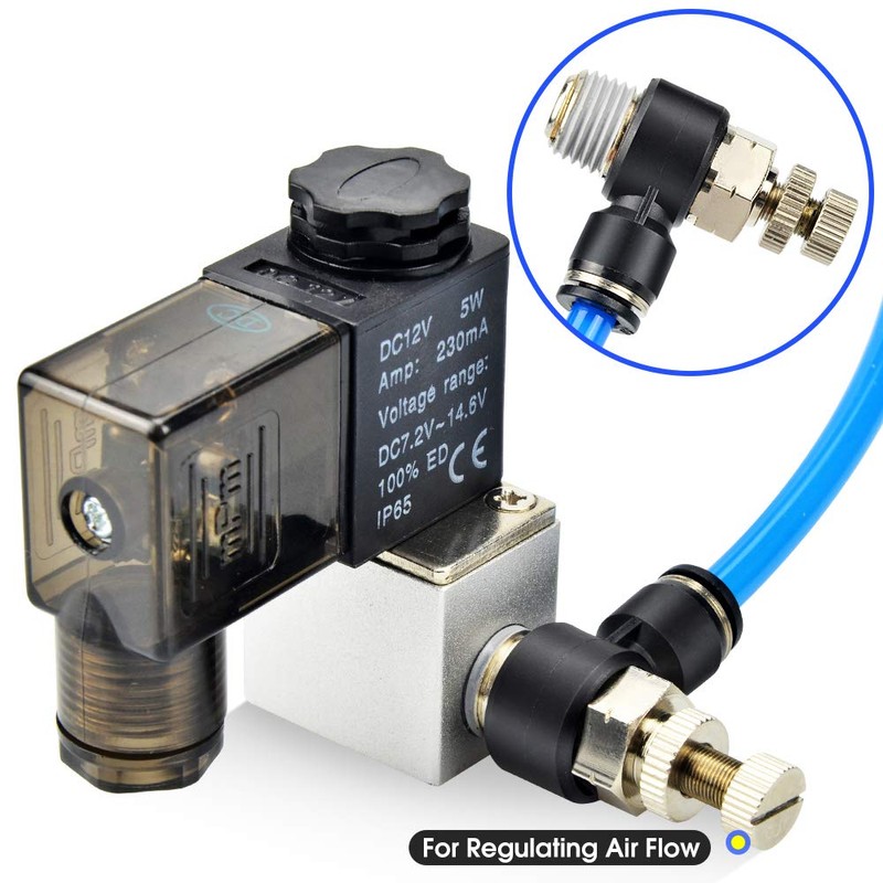TAILONZ PNEUMATIC 2 Pack SL-1/2-N3 Push to Connect Air Line