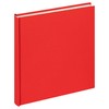 walther design Fotoalbum rot 26 x 25 cm Leinen, Cloth