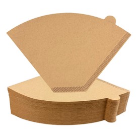 KEETARA #4 Cone Coffee Filters, 100 Count, 8-12 Cup, Unbleached Natural Paper, No Blowout, Disposable for Pour Over and Drip Coffee Maker