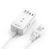 Mscien Extension Cord 2m with Switch, Power Strip, USB-C, 3