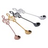 304 Stainless Steel Spoon Innovative Musical Notes Stirring Spoon for