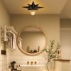 16 inch Flush Mount Ceiling Light with Pull Chain On/Off