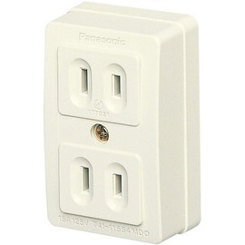Panasonic (Panasonic) Double Outlet Milky White wk1021 W