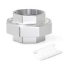 TAISHER 1PCS 304 Stainless Steel Union，1-1/2" NPT Female Cast Pipe