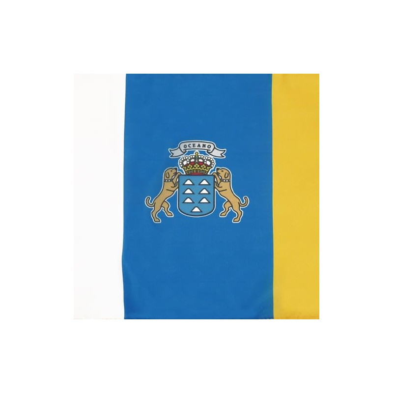 AZ FLAG Canary Islands Flag 18'' x 12'' cords -