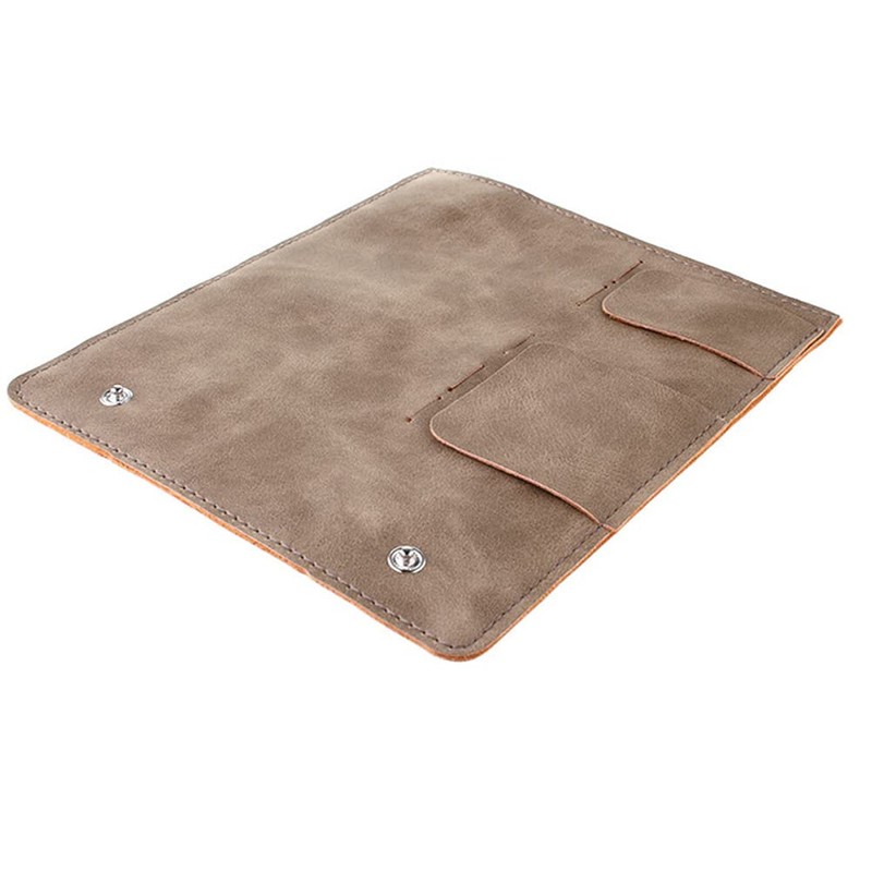 1 Piece PU Leather Empty Folding Tweezers Storage Bag Eyelash