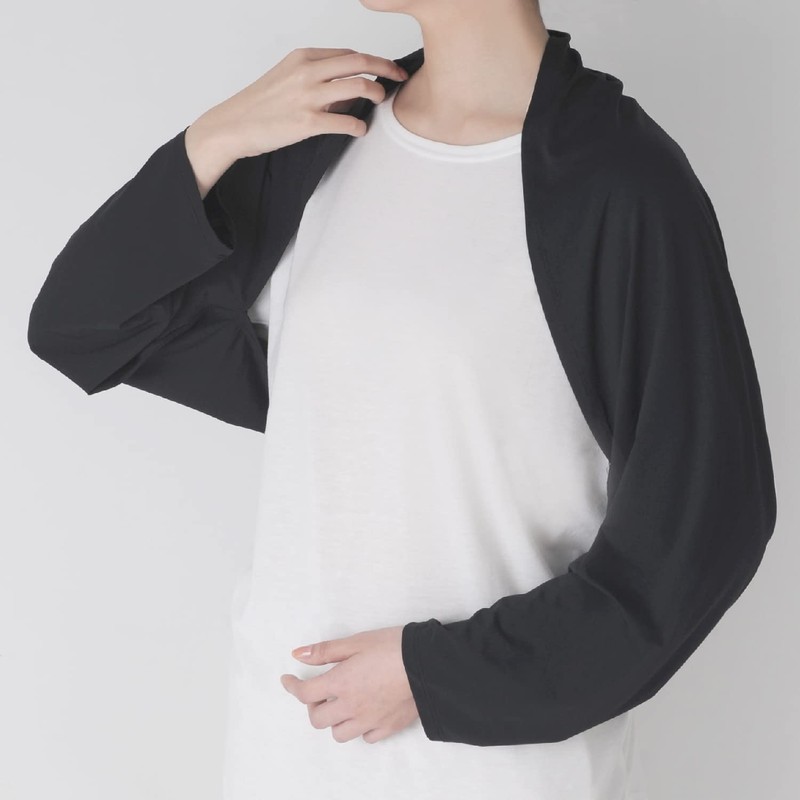 Shirokuma No Kimochi YHBO-501 Bolero Cooling Bolero, Black, Free