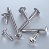 Wensilon（200pcs）#8×1-1/4”for Sheet Metal Self-Tapping Screws 410 Stainless Steel Truss Head