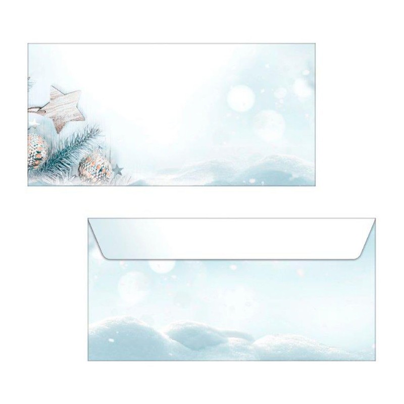 SIGEL DU312 Christmas Envelopes DIN Long Pack of 25 in