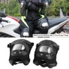 2 Pcs Stainless Steel Motorcycle Motocross ATV Adults Knee Pads
