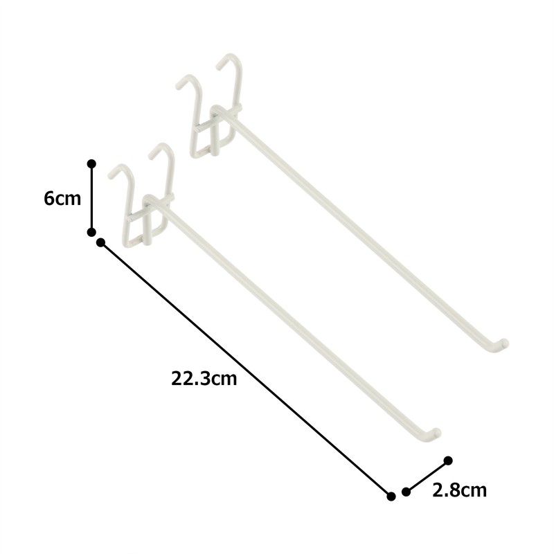Iris Ohyama MPA-F20 Mesh Panel Hook, 7.9 inches (200 mm),