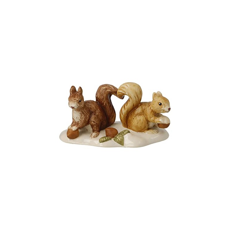 Goebel 66-704-48-1 Squirrel Foraging Winter Forest Made of Stoneware Height