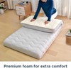 Japanese Floor Mattress, 100% High Density Comfortable Foam, 4" Thicken