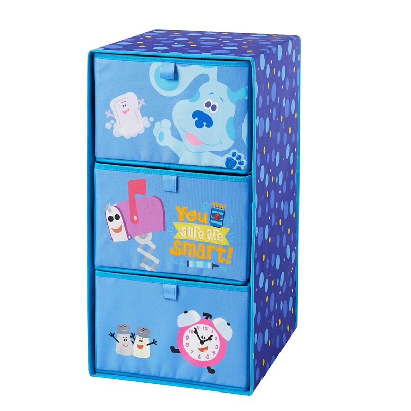 Nickelodeon Blue's Clues 3 Drawer Soft Storage Unit with Poly