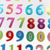 YS-033 Mixed Number Stickers Colorful Number 1 Sheet 66 Sheets