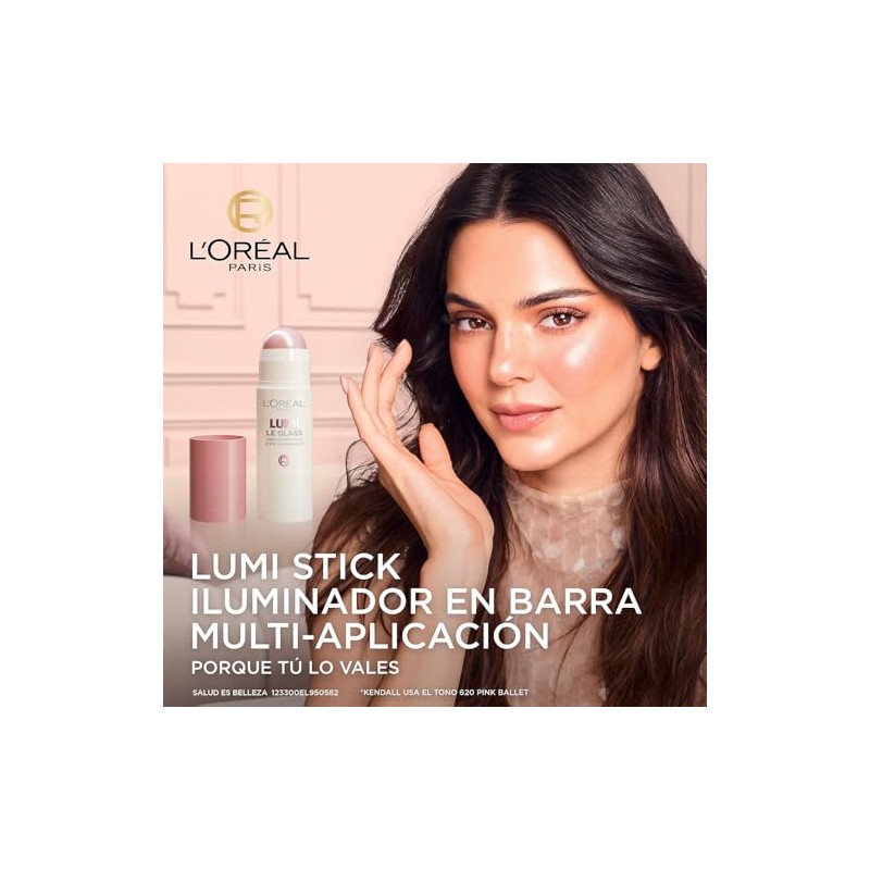 L'Oreal Paris, Lumi Glow Highlight Stick, Iluminador En Barra Con
