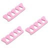 BIUDECO 120pcs Pink Foam Nail Toe Separators for Easy Manicure