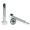 (6.3mm x 19mm) Self Drilling Screws Hexagon Serrated Washer Head