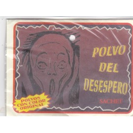 Polvo del Desespero Con Color Original Despair Sachet Powder Y ORACION 1/2 oz