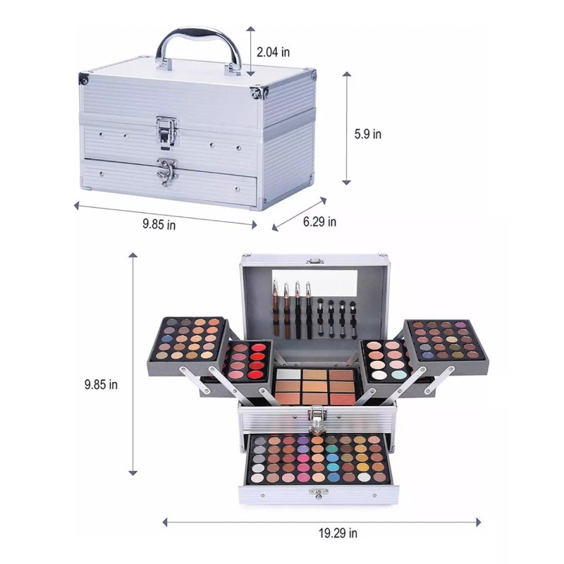Miss Rose 190 - Kit De Maquillaje Para Maquillaje, Paleta