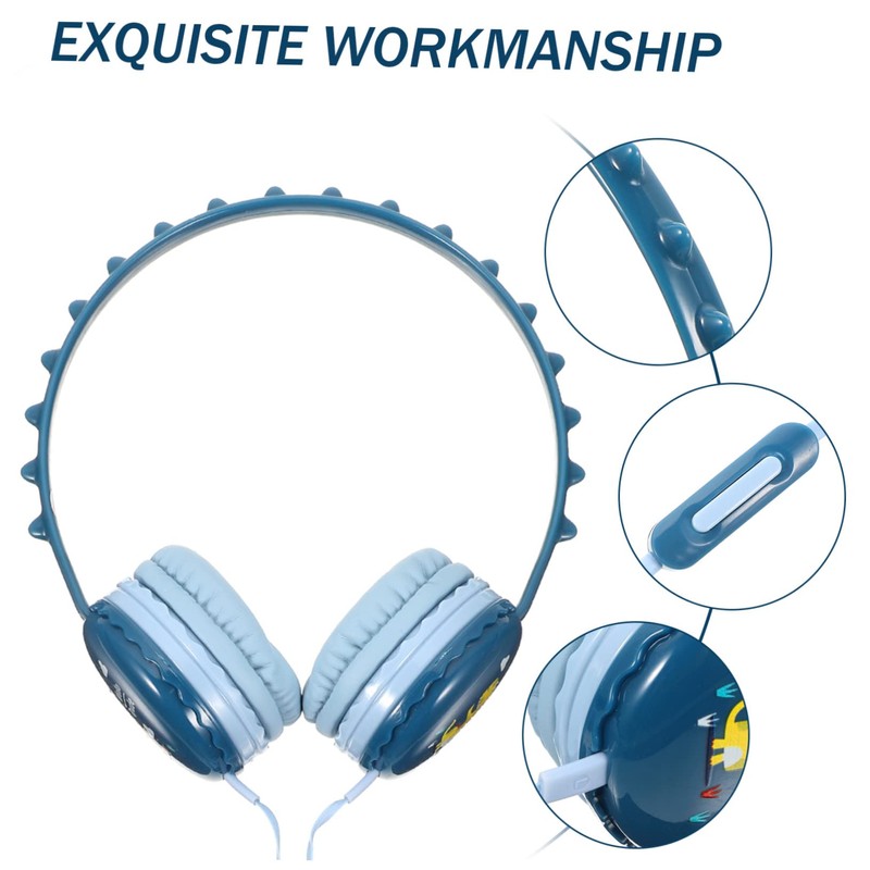 LABRIMP Dinosaur Shape Headset Over Ear Comfortable Gaming Headphones for
