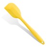 Yellow Rubber Spatula for Kitchen Use, 10.8In Silicone Spatulas for