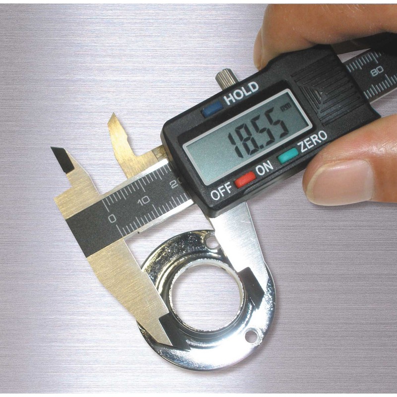 SK11 Digital Caliper Measuring Tool, Maximum Measurement 5.9 inches (150