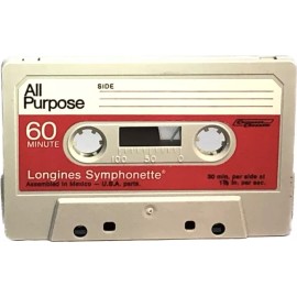 Longines Symphonette Blank Cassette Tape Vintage Longines Symphonette All Purpose Magnetic 60 Min