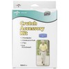 Medline Crutch Accessory Replacement Kit, Gray