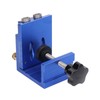 Angle Hole Positioner, Pocket Hole Gauge Made of Aluminium Alloy,