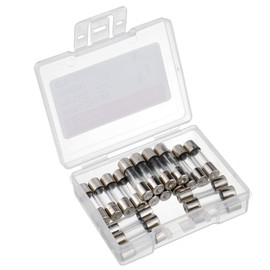 BOJACK 5x20mm 10A 10amp 250V 0.2x0.78 Inch F10AL250V Fast-Blow Glass Fuses(Pack of 20 Pcs)