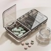 RICHCEE 3 in 1 Pill Cutter&Splitter with Cutter &Storage &Grind,