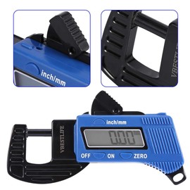 0-12.7mm Calibrador De Grosor Digital de Alta Precisión de Pantalla LCD