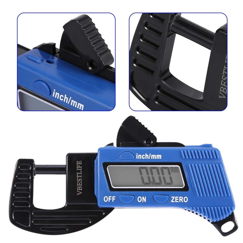 0-12.7mm Calibrador De Grosor Digital de Alta Precisión de Pantalla