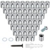 50PCS 1/2 x 3/4 Inch Stainless Steel Standoff Screws, Metal